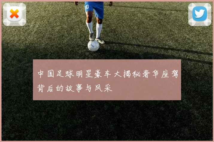 中国足球明星豪车大揭秘奢华座驾背后的故事与风采