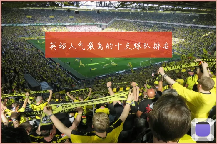 英超人气最高的十支球队排名